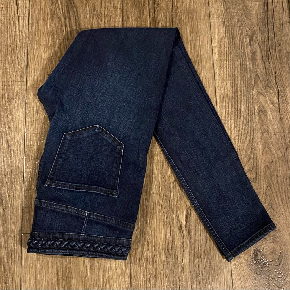 Abercrombie & Fitch Skinny Jeans Size 8 Waist 29 Braided Detail on Waist